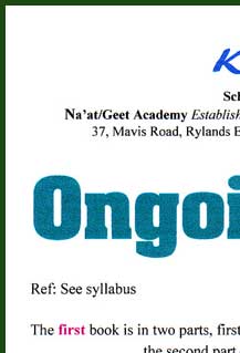 ONGOING CLASSES: Naat Academy