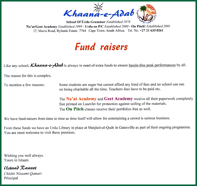 Fund Raisers